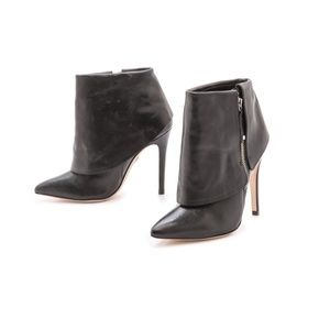 Alice + Olivia Black Ankle Boots